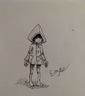 1girl artist:unknown little_nightmares six // 537x610 // 24KB