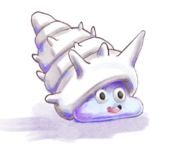 colored dragon_quest enemy shell_slime slime // 1096x822 // 450KB