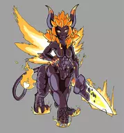 berial colored devil_may_cry dmc4 monster_girl red // 1000x1072 // 244KB