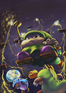 bob bub bubble_bobble colored fight grumple_grommit // 862x1200 // 910KB