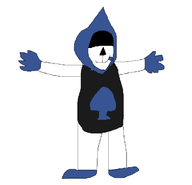 1boy artist:laweaacosadora colored deltarune lancer mspaint smile t-pose tongue // 659x635 // 12KB