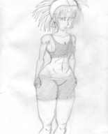 1girl artist:punished_vporeon leona_heidern midriff the_king_of_fighters // 1700x2108 // 2.6MB