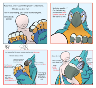 1boy 1girl 4koma artist:kassfag comic hand_holding kass tagme text the_legend_of_zelda // 1105x1017 // 425KB
