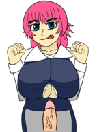 1girl artist:unknown n1rv_ann-a paizuri penis sam // 1391x1884 // 115KB