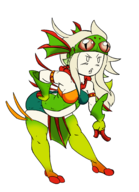 angry artist:unknown ass bent_over bravely_default colored cosplay edea_lee hearthstone murloc pointing // 1101x1519 // 533KB
