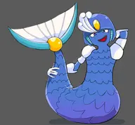 1girl artist:unknown edit fish mega_man_(series) mermaird splash_woman third-party_edit // 2447x2272 // 436KB