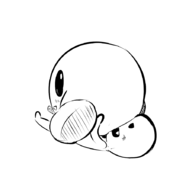 chorus_kid crossover facesitting kirby kirby_(series) marshal rhythm_heaven // 900x900 // 57KB