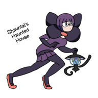 1girl artist:gaphafruth lampent pokemon pokemon_bw shauntal // 800x800 // 146KB