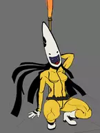 1girl colored persona persona_(series) persona_4 pose shin_megami_tensei squat tomoe // 960x1268 // 250KB