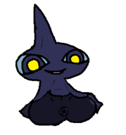 1girl anus artist:unknown colored doodle pokemon pussy shuppet smile smiling // 293x315 // 2.1KB