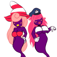 artist:iggy_bomb colored paper_mario paper_mario_the_thousand-year_door poison street_fighter super_mario vivian // 1000x1000 // 292KB