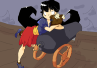 1girl artist:skeezicks cannon don't_starve teddy_bear willow // 3508x2480 // 555KB