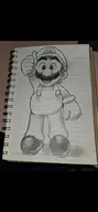 1boy artist:unknown hat mario mustache thumbs_up traditional_medium // 1080x2340 // 937KB