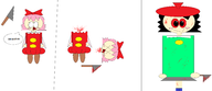 adeleine blood cartoon comic cute death funny gore humor kirby_(series) kirby_64_the_crystal_shards kirby_star_allies knife lol murder possessed ribbon_(kirby) // 9808x4232 // 646KB