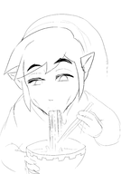 1boy artist:xiceowl food lewd link the_legend_of_zelda toon_link wind_waker // 2100x3000 // 673KB