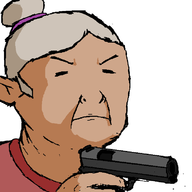 artist:tburger colored gun link's_grandma parody reaction_image the_legend_of_zelda weapon wind_waker // 680x680 // 24KB