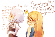 ace_attorney adrian_andrews artist:crabbu colored dialogue franziska_von_karma loli text // 844x561 // 414KB