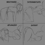 4girls all_fours artist:unknown cerebella ms._fortune painwheel parody sketch skullgirls squigly text // 5000x5000 // 3.7MB