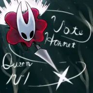 1girl artist:halfdime hornet needle queen_of_v_2025 silksong // 3500x3500 // 3.4MB