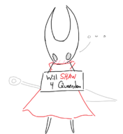 1girl artist:aerd hornet queen_of_v_2025 silksong // 709x772 // 31KB