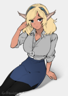 1girl artist:mightykow celica colored colorist:miqotefag office_attire office_lady third-party_coloring xenoblade xenoblade_chronicles_x // 2048x2892 // 1.6MB