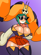 artist:iggy_bomb cerebella cleavage colored dark_skin doll highs knick_knack_doll shades skullgirls sunglasses thick thighs vice-versa // 600x800 // 235KB