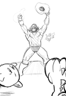crossover king_dedede kirby kirby_(series) monochrome randy_savage super_mario yoshi // 1090x1572 // 492KB