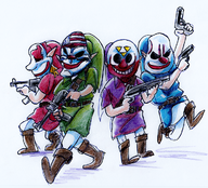 chains colored cosplay dallas four_swords houston hoxton link payday the_legend_of_zelda wolf // 1192x1080 // 2.3MB