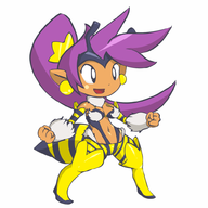 colored cosplay darkstalkers q-bee shantae shantae_(series) wayforward // 1000x1000 // 255KB
