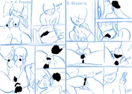 2girls ahegao anus artist:nininho blush breasts censored comic cum fart fellatio peace_sign penis sketch sleep text tongue wip zzz // 1273x901 // 802KB