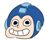 calarts colored happy helmet mega_man mega_man_(series) smile // 1518x1334 // 472KB