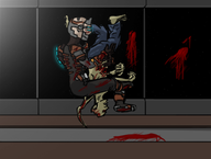 blood colored dead_space isaac_clarke necromorph piledriver // 978x738 // 236KB