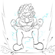 dbz dragon_ball_z dragonball_z mario parody super_mario text // 1000x1000 // 283KB