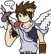 colored eggplant kid_icarus pit tagme // 444x477 // 103KB