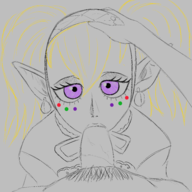 1girl agitha artist:shock1ng_blue fellatio the_legend_of_zelda twilight_princess wip // 5000x5000 // 6.5MB