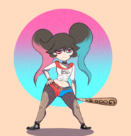 1girl ashley cosplay costume harley_quinn // 1485x1541 // 1.7MB