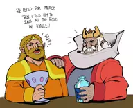 cd-i colored daphnes_nohansen_hyrule drinking king_harkinian text the_legend_of_zelda wind_waker zelda_the_wand_of_gamelon // 868x707 // 316KB