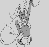 1boy animal_ears artist:unknown berwyn cheerleader cheerleader_outfit corruption_of_champions midriff tail trap // 1111x1058 // 58KB