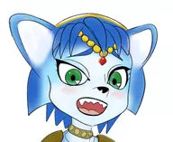 1girl artist:unknown cropped krystal star_fox star_fox_adventures // 391x320 // 125KB