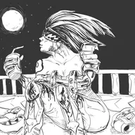 cleavage drink quake quake_3 slash topless // 500x500 // 190KB