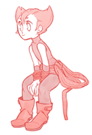 1boy gijinka personification rope unravel yarny // 550x809 // 187KB