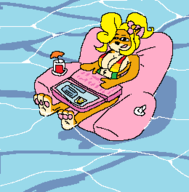 1girl artist:stupidretard bikini coco_bandicoot computer drink feet furry pool // 260x264 // 11KB