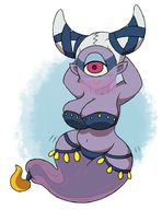 belly_dancer cleavage colored fumin hips huge_breasts insomni looking_at_viewer midriff veil yo-kai yo-kai_watch // 710x920 // 338KB