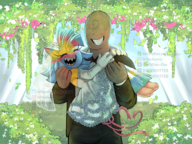 1boy 1girl anon anthro artist:bittervitter artist_signature carrying carrying_someone eyes_closed happy piñata shark_teeth sharp_teeth smile smiling wedding wedding_dress yatta // 4008x3000 // 14MB