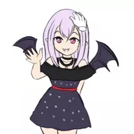 1girl artist:goseb90 headpat pio potion_maker // 474x474 // 83KB