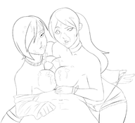 carrie cum facial huge_breasts jennifer lineart monster_madness paizuri penis topless wide_hips // 2664x2435 // 943KB