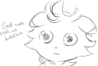 artist:misterskits edit espurr pokemon reaction_image text // 444x302 // 42KB