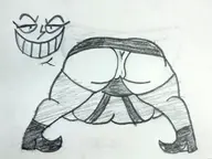 1girl antonblast artist:billyfutureboy ass dynamite_annie panties traditional_medium // 2148x1608 // 1.4MB