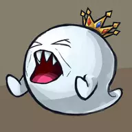 autism colored king_boo reaction_image super_mario super_mario_sunshine // 1000x1000 // 226KB