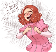 1girl artist:scruffyturtles brown_hair dialogue eyes_closed haru_okumura persona_(series) persona_5 solo tears text third-party_coloring // 540x500 // 286KB